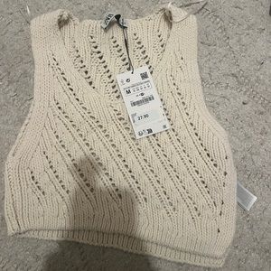 Zara crochet top